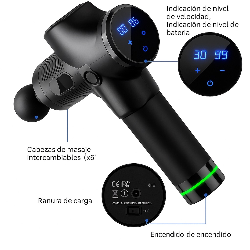 Heikel™ - Pistola Masajeadora
