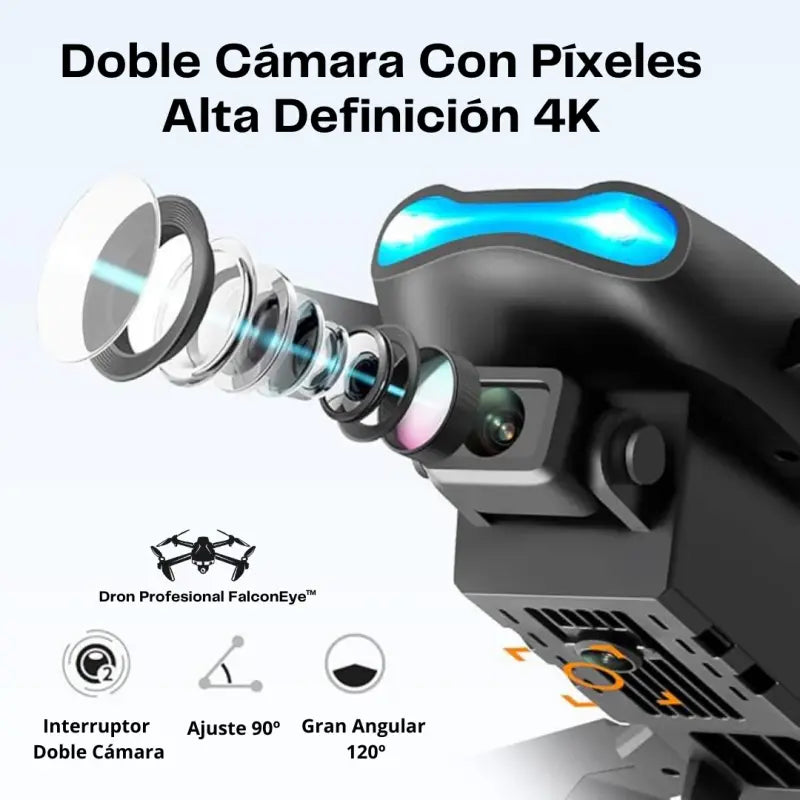 W8 Pro Max™ -Dron con doble cámara 4K